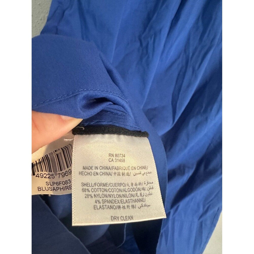BCBG MaxAzria Blue Dress Women Size S Ruffle Sleeveless Mini Dress Sapphire - Picture 3 of 9